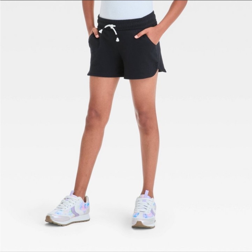 Girls Black Shorts